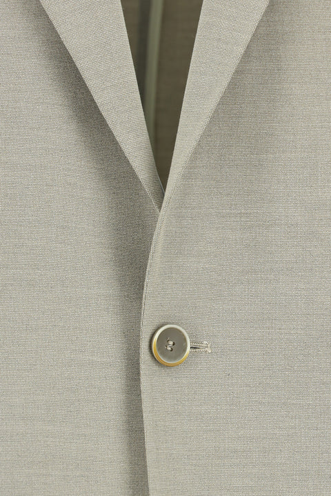 Light Beige 6 Drop Regular Fit Standard Cut Sport Jacket