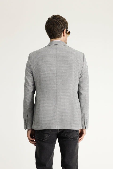 Light Grey 7 Drop Slim Fit Jacket