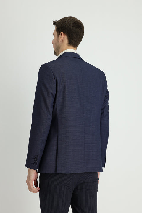Dark Navy 6 Drop Regular Fit Classic Jacket