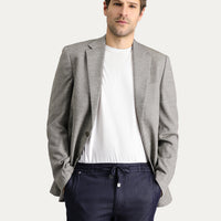 Dark Green 7 Drop Slim Fit Classic Patterned Jacket