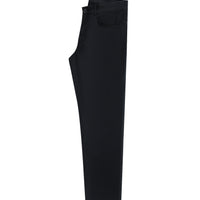 Dark Navy Blue Slim Fit Stretch Canvas / Chino Trousers