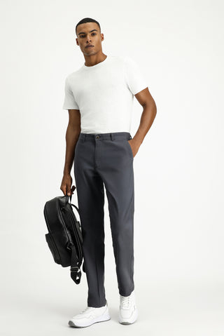  Orta Füme Regular Fit Standart Kesim Likralı Kanvas / Chino Pantolon