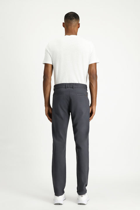 Orta Füme Regular Fit Standart Kesim Likralı Kanvas / Chino Pantolon