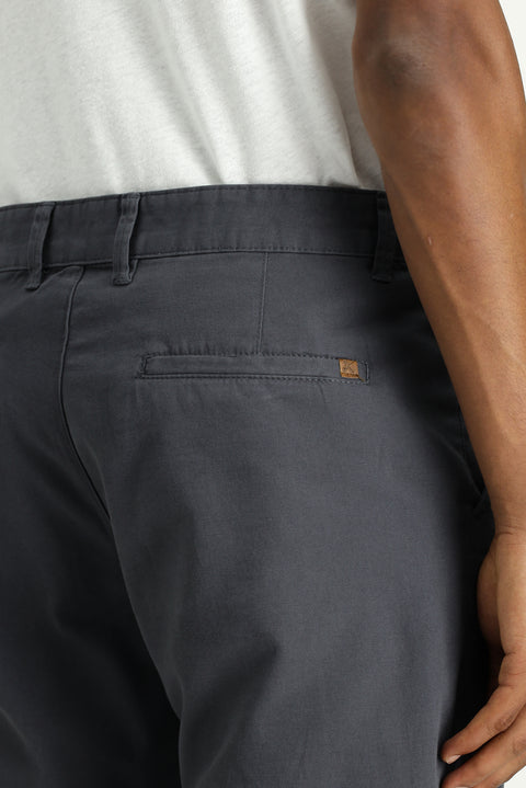 Orta Füme Regular Fit Standart Kesim Likralı Kanvas / Chino Pantolon