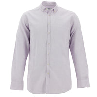 Lilac Long Sleeve Slim Fit Narrow Cut Sport Cotton Shirt