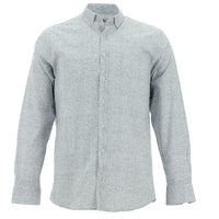 Light Blue Long Sleeve Slim Fit Narrow Cut Cotton Shirt