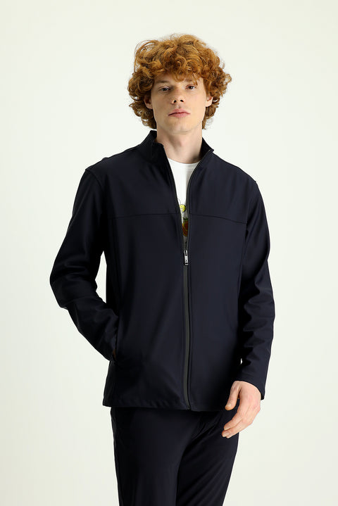 Dark Navy Techno-Line Sport Jacket
