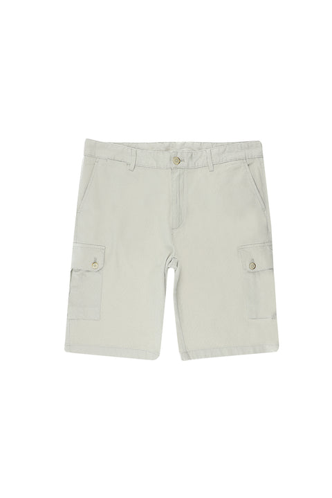 Taş Regular Fit Standart Kesim Pamuklu Bermuda Şort