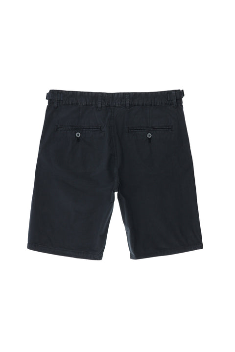 Koyu Lacivert Regular Fit Standart Kesim Pamuklu Bermuda Şort