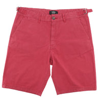 Bright Red Slim Fit Narrow Cut Bermuda Shorts