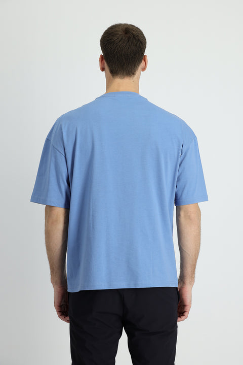 Dark Aviator Crew Neck Oversize Supreme Cotton T-Shirt