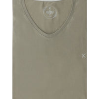 Medium Mink Plus Size V-Neck Cotton Supreme T-Shirt