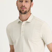 Light Mink Slim Fit Narrow Cut Cotton Supreme Polo Shirt