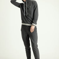 Medium Grey Slim Fit Cotton Sweatpants