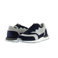 Medium Navy Leather Sneaker Shoes