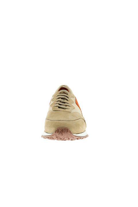 Medium Brown Leather Sneaker Shoes