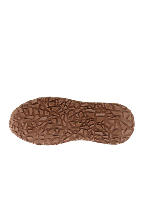 Medium Brown Leather Sneaker Shoes
