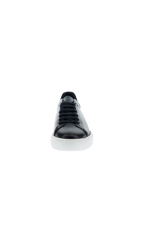 Dark Navy Leather Sneaker Shoes