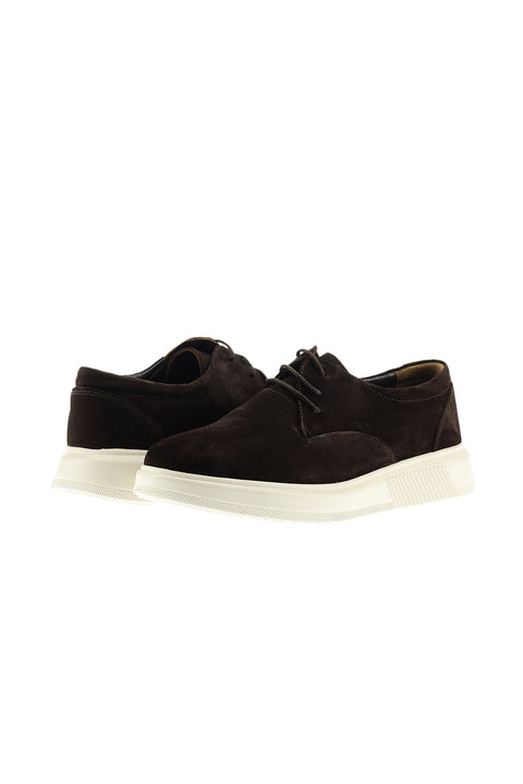 Medium Brown Suede Casual Shoes
