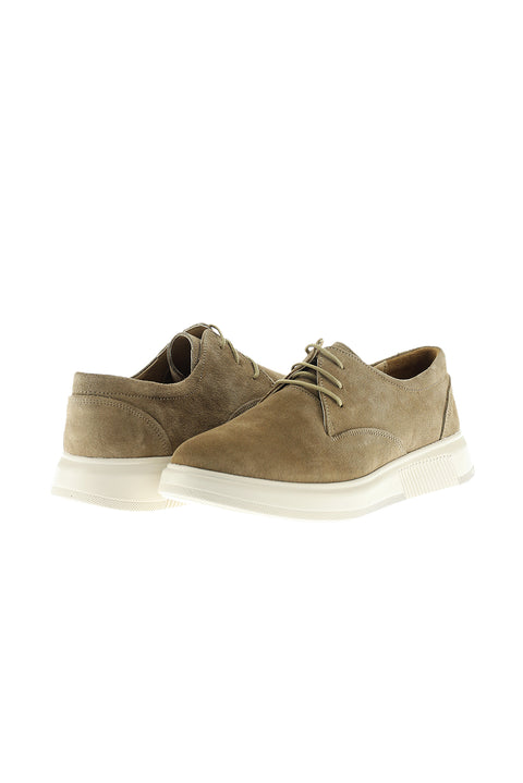 Medium Beige Suede Casual Shoes