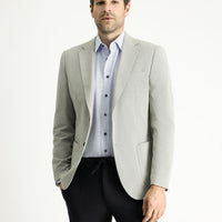 Olive 7 Drop Slim Fit Sporty Patterned Jacket