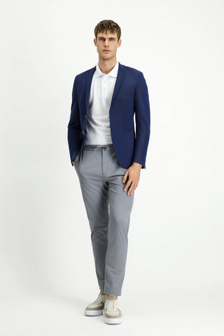  Siyah Lacivert 7 Drop Super Slim Fit Eksra Dar Kesim Gofre Ceket