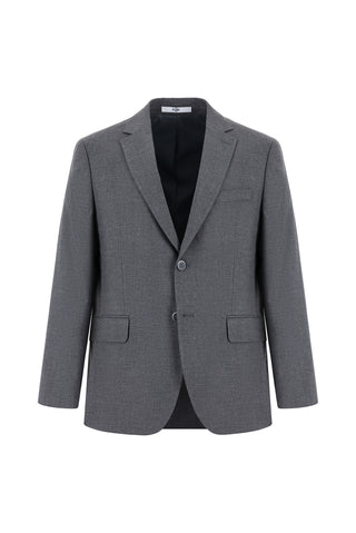  Koyu Füme 4 Drop Relaxed Fit Rahat Kesim Klasik Desenli Ceket