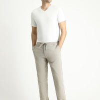 Dark Grey Regular Fit Standard Cut Elasticated Waist Cotton Jogger Sweatpants