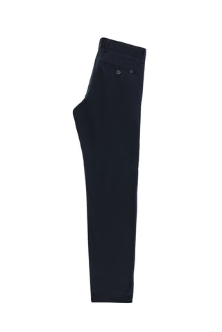  Koyu Lacivert Regular Fit Standart Kesim Likralı Kanvas / Chino Pantolon