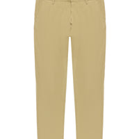 Mid-Beige Regular Fit Standard Cut Stretch Canvas / Chino Trousers