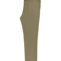 Dark Mink Regular Fit Standard Cut Lycra Canvas / Chino Trousers