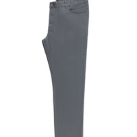 Mid Grey Relaxed Fit Stretch Canvas / Chino Trousers