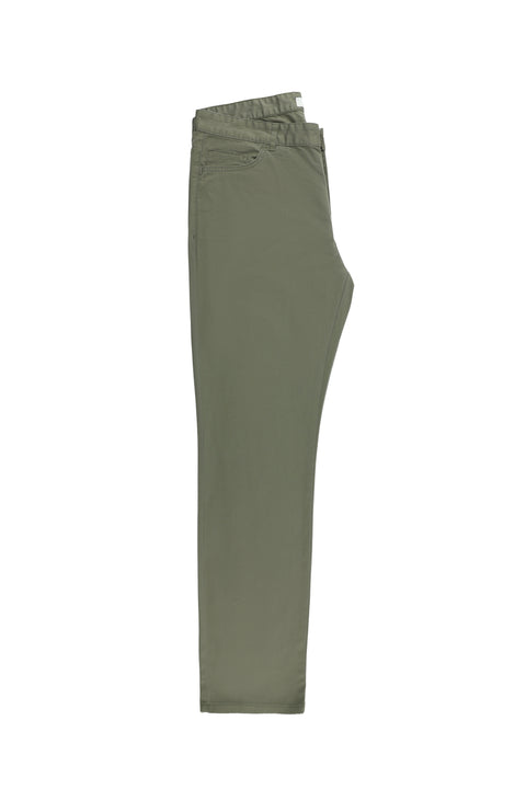 Açık Haki Relaxed Fit Rahat Kesim Likralı Kanvas / Chino Pantolon