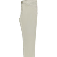 Stone Relaxed Fit Stretch Canvas / Chino Trousers