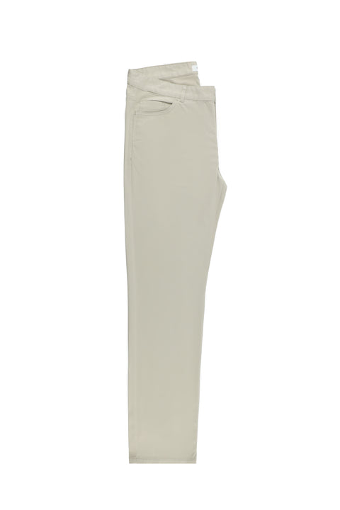 Stone Relaxed Fit Stretch Canvas / Chino Trousers