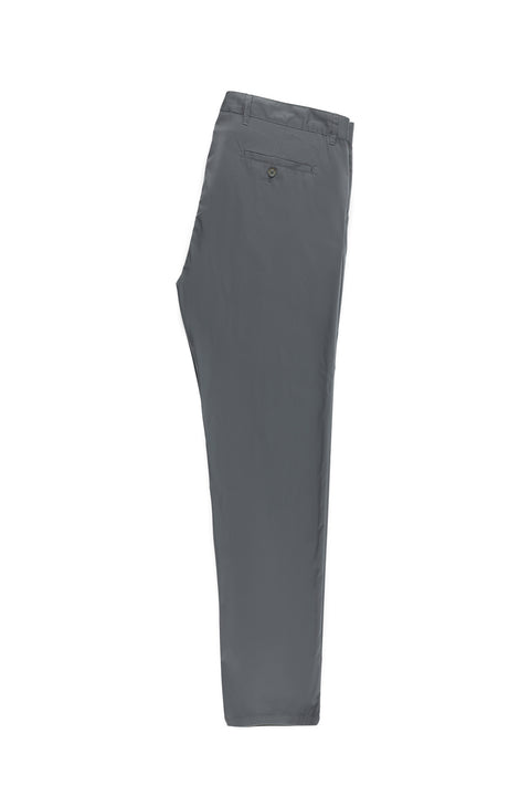 Mid Grey Relaxed Fit Stretch Canvas / Chino Trousers