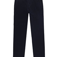 Dark Navy Regular Fit Standard Cut Sport Trousers Denim Look