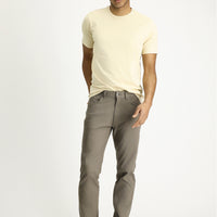Medium Mink Slim Fit Stretch Canvas / Chino Trousers