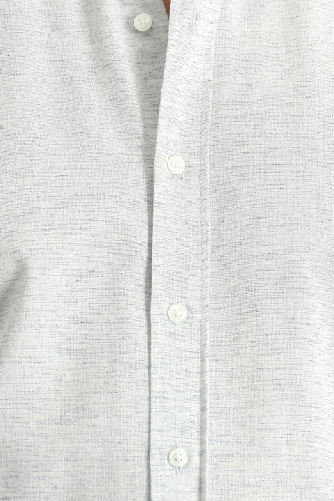 Light Navy Blue Long Sleeve Regular Fit Patterned Sporty Cotton Button-Down Collar Shirt