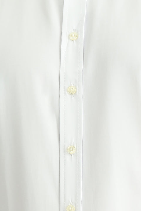 White Long Sleeve Regular Fit Oxford Cotton Easy Iron Shirt
