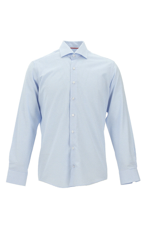 Light Blue Long Sleeve Slim Fit Shirt