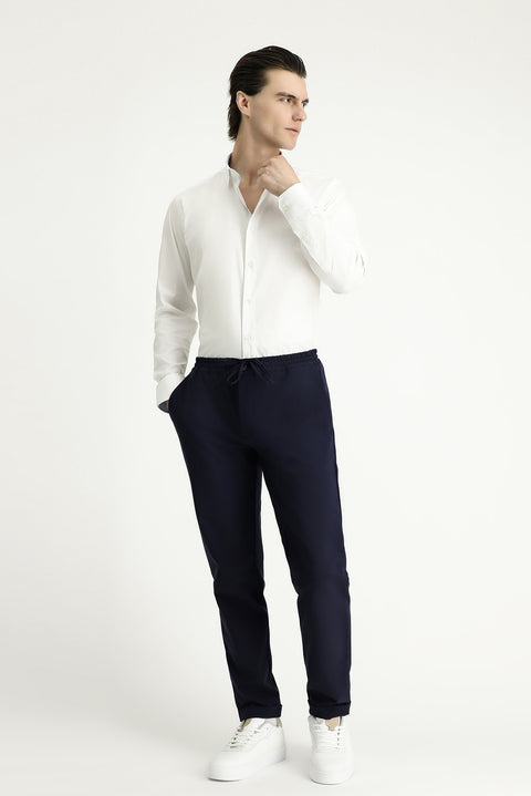 White Long Sleeve Slim Fit Classic Cotton Shirt