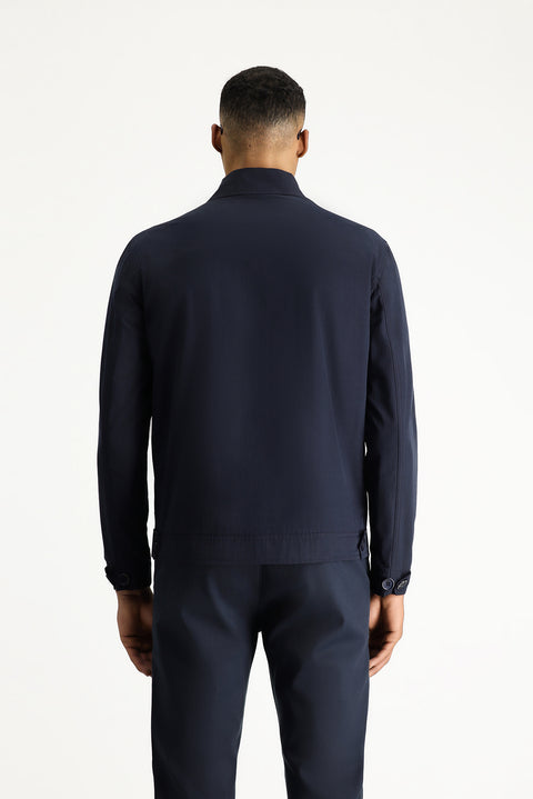 Medium Navy Seasonal Cotton Sport Jacket/Coat