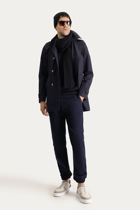Medium Navy Overcoat & Trench Coat