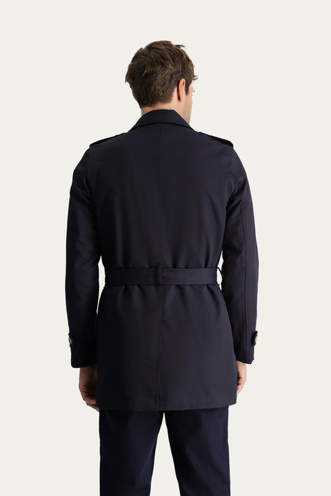 Medium Navy Overcoat & Trench Coat