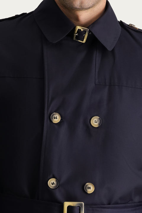 Medium Navy Overcoat & Trench Coat