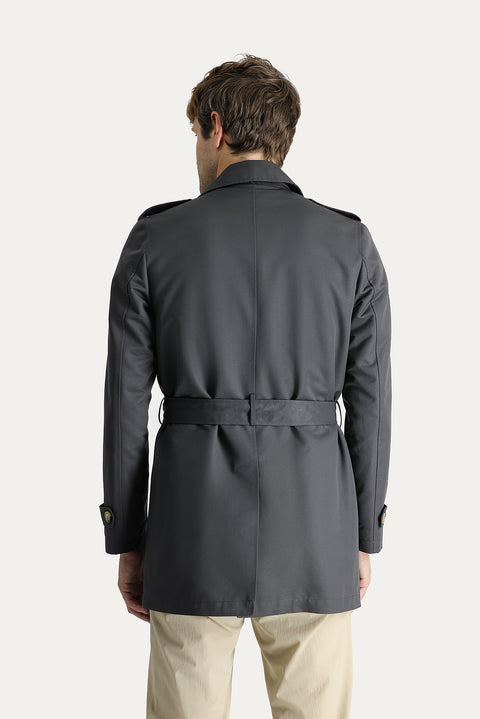 Medium Anthracite Overcoat & Trench Coat