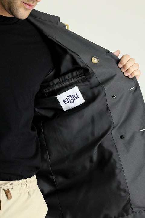 Medium Anthracite Overcoat & Trench Coat