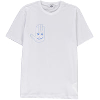 White SOBE Foundation Crew Neck Regular Fit Cotton T-Shirt with SOBE Logo