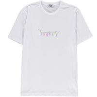 White SOBE Foundation Crew Neck Regular Fit Cotton T-Shirt with Sobe Logo